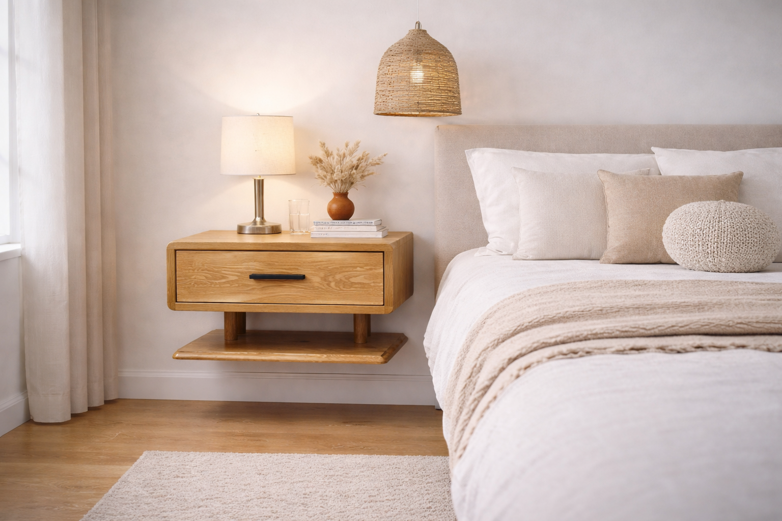 Table de Nuit Suspendue