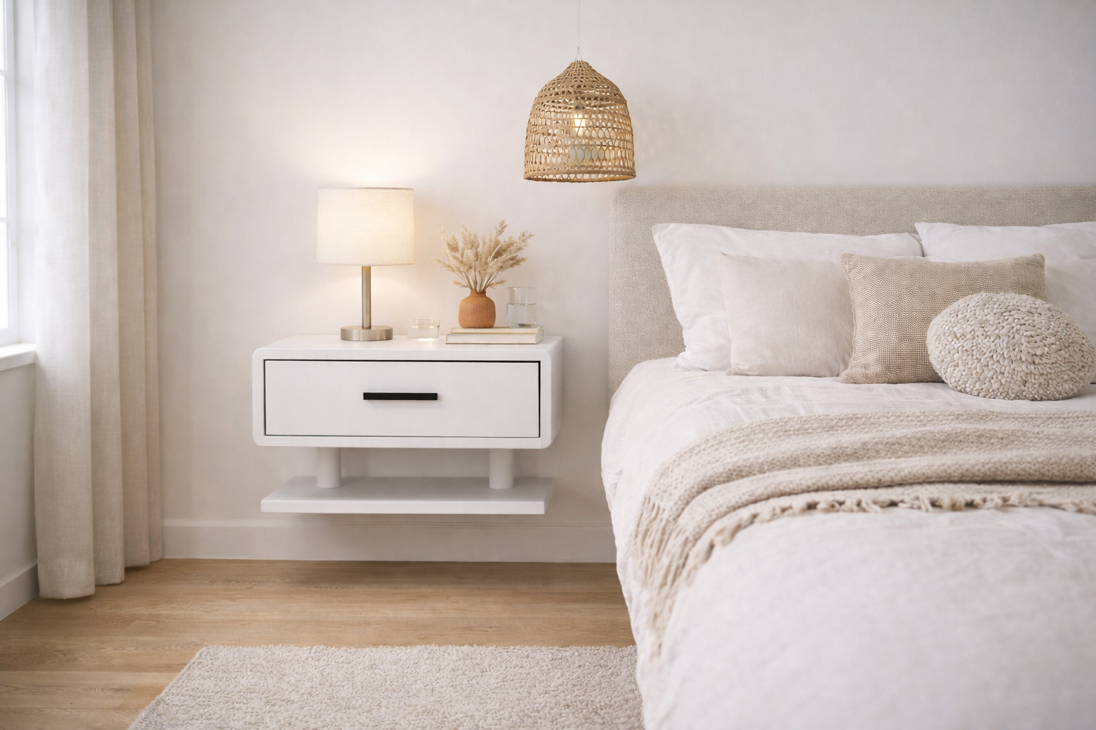 Table de Nuit Suspendue